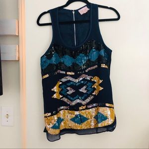 Romeo & Juliet Couture Sequin Top